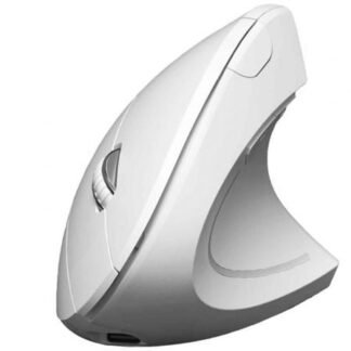 Ratón vertical inalámbrico por bluetooth/ 2.4ghz subblim glide vertical ergo dual battery/ batería recargable/ hasta 1600 dpi/