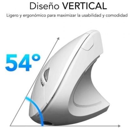 Ratón vertical inalámbrico por bluetooth/ 2.4ghz subblim glide vertical ergo dual battery/ batería recargable/ hasta 1600 dpi/ - Imagen 3