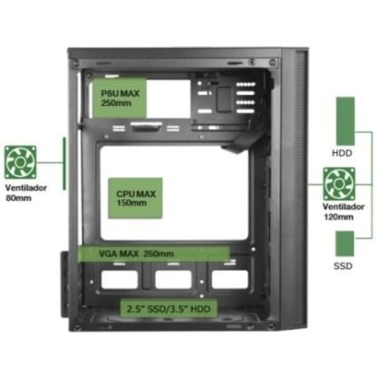 Caja minitorre anima ac5 - Imagen 4