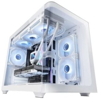Caja gaming miniitorre mars gaming mc-fusionm/ blanca