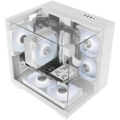 Caja gaming semitorre mars gaming mc-visionm/ blanca - Imagen 2