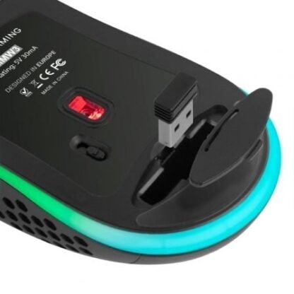 Ratón gaming inalámbrico mars gaming mmw3/ batería recargable/ hasta 3200 dpi - Imagen 4