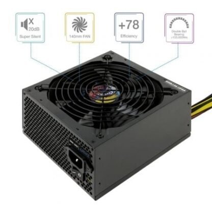 Fuente de alimentación tooq tqapolo-700sp/ 700w/ ventilador 14cm - Imagen 2