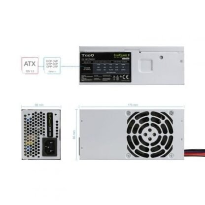Fuente de alimentación tfx tooq tqep-tfx500s-o/ 500w/ ventilador 8cm - Imagen 3