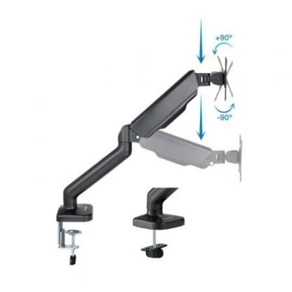 Soporte de mesa para monitor tooq db5032tnr-b/ giratorio/ inclinable/ hasta 9kg - Imagen 2