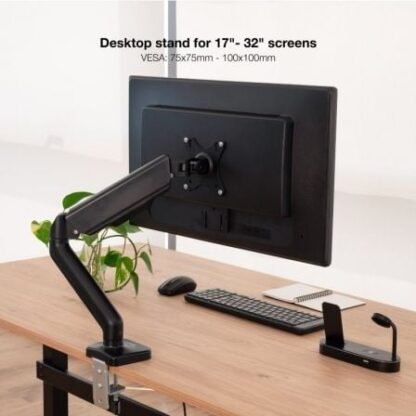 Soporte de mesa para monitor tooq db5032tnr-b/ giratorio/ inclinable/ hasta 9kg - Imagen 4