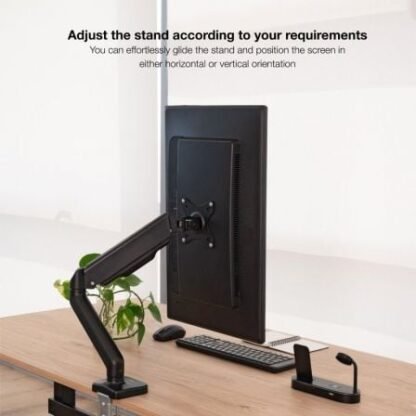 Soporte de mesa para monitor tooq db5032tnr-b/ giratorio/ inclinable/ hasta 9kg - Imagen 5