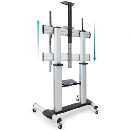 Soporte de suelo inclinable/ ajustable con ruedas tooq fs20300m-b para tv de 60-100"/ hasta 100kg - Imagen 4