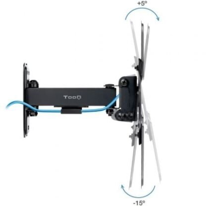 Soporte de pared extensible/ giratorio/ inclinable tooq lp1343tn-b para tv de 13-43"/ hasta 20kg - Imagen 4
