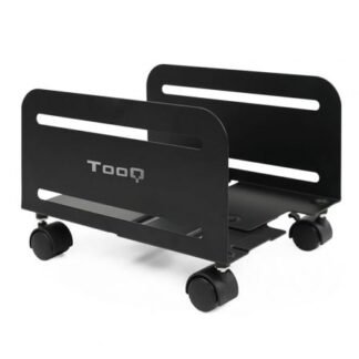 Soporte cpu con ruedas para pc tooq umcs0004-b/ hasta 10kg