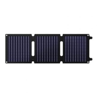 Panel solar portátil trust zuny/ 1xusb tipo-c/ 1xusb/ 20w