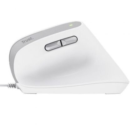 Ratón vertical trust bayo ii/ hasta 2400 dpi/ blanco - Imagen 3