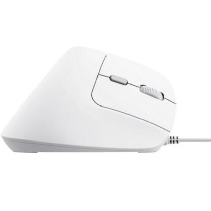 Ratón vertical trust bayo ii/ hasta 2400 dpi/ blanco - Imagen 4