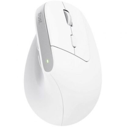 Ratón vertical inalámbrico por bluetooth trust bayo+/ batería recargable/ hasta 2400 dpi/ blanco - Imagen 2