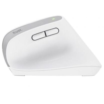 Ratón vertical inalámbrico por bluetooth trust bayo+/ batería recargable/ hasta 2400 dpi/ blanco - Imagen 3