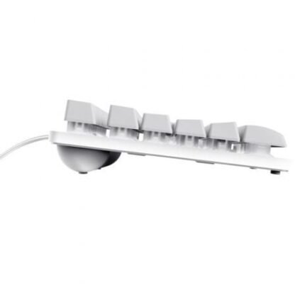 Teclado gaming trust gaming gxt 833w thado tkl/ blanco - Imagen 3