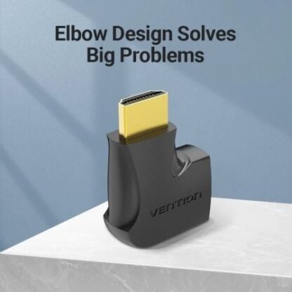 Adaptador hdmi 4k 270º vention aiqb0/ hdmi macho - hdmi hembra - Imagen 3