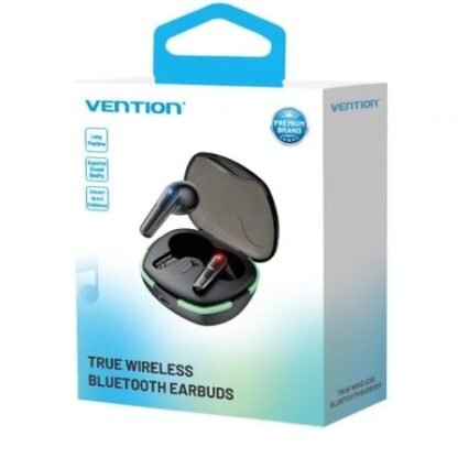 Auriculares bluetooth vention air a02 f11b0 con estuche de carga/ autonomía 7h/ negros - Imagen 2