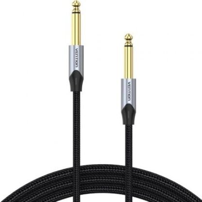 Cable estéreo vention bashg/ jack 6.5 macho - jack 6.5 macho/ 1.5m/ gris - Imagen 2
