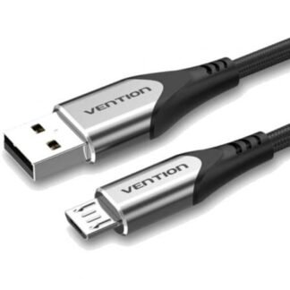 Cable usb 2.0 vention coahd/ usb macho - microusb macho/ hasta 60w/ 480mbps/ 50cm/ gris