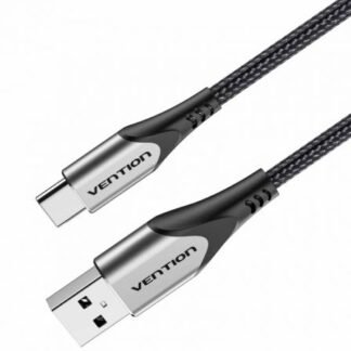 Cable usb 2.0 tipo-c vention codhh/ usb macho - usb tipo-c macho/ hasta 60w/ 480mbps/ 2m/ gris