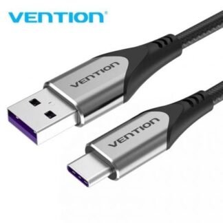 Cable usb 2.0 tipo-c vention cofhd/ usb tipo-c macho - usb macho/ hasta 100w/ 480mbps/ 50cm/ gris