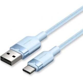 Cable usb 2.0 tipo-c vention ctnlh/ usb tipo-c macho - usb macho/ hasta 60w/ 480mbps/ 2m/ azul