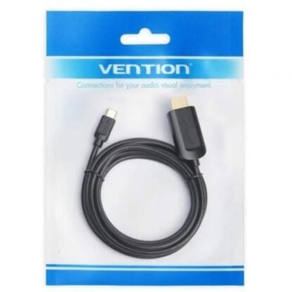Cable conversor hdmi 1.4 4k vention cgubf/ usb tipo-c macho - hdmi macho/ 1m/ negro - Imagen 5