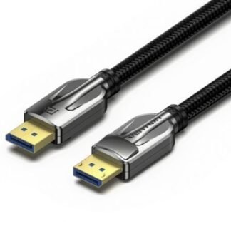 Cable displayport 2.1 16k vention hgabi/ displayport macho - displayport macho/ 3m/ negro