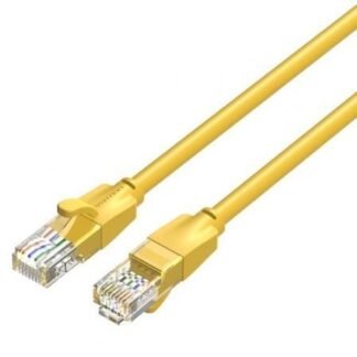 Cable de red rj45 utp vention ibeyf cat.6/ 1m/ amarillo