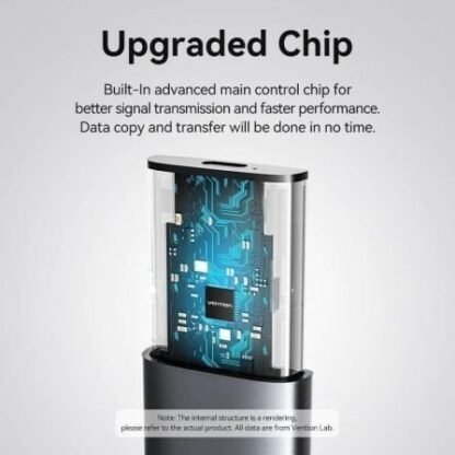 Caja externa para disco ssd m.2 sata vention kpfh0/ usb 3.1/ sin tornillos - Imagen 5