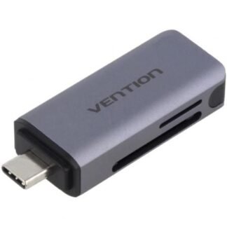 Lector de tarjetas externo vention cljh0/ usb tipo-c