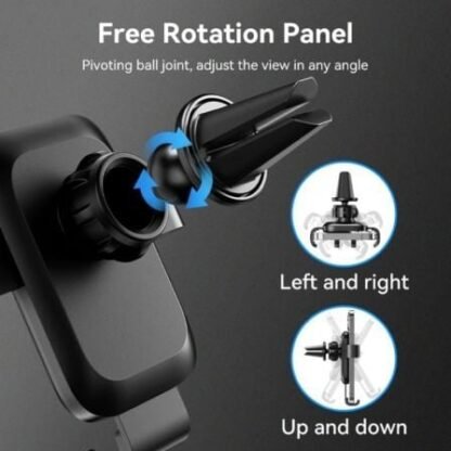 Soporte de smartphone para coche vention kctb0/ negro - Imagen 3