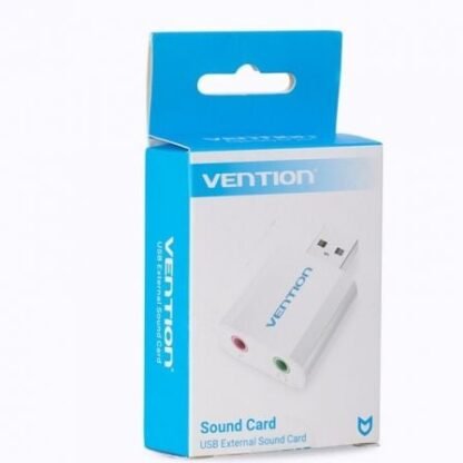 Tarjeta de sonido vention vab-s13/ 2.1/ plata - Imagen 4