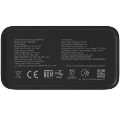 Powerbank 30000mah xiaomi 18w powerbank/ 18w/ negra - Imagen 5