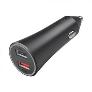 Cargador de coche xiaomi mi car charger/ 2xusb/ 2a/ 3a