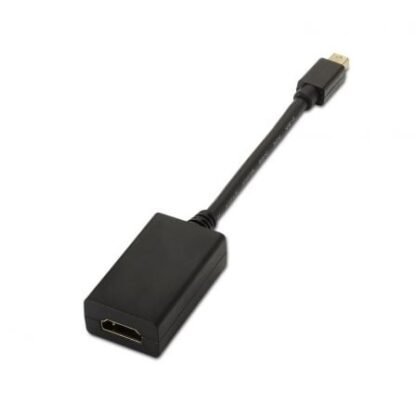Cable conversor aisens a125-0137/ mini displayport macho - hdmi hembra/ 15cm/ negro - Imagen 2