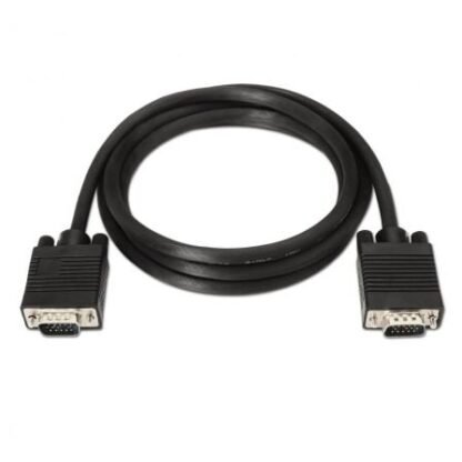 Cable svga aisens a113-0069/ vga macho - vga macho/ hasta 3w/ 10mbps/ 3m/ negro - Imagen 2