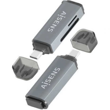 Lector de tarjetas externo aisens ascr-2a09-gr/ usb 3.1 - Imagen 3