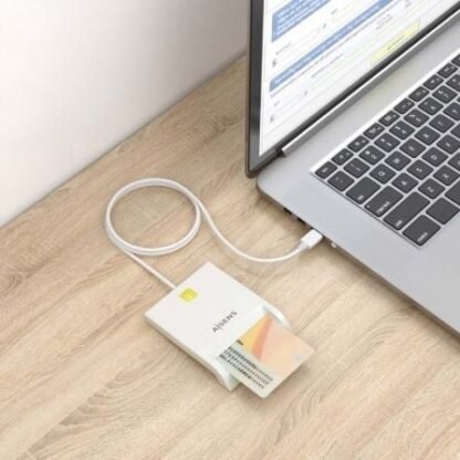 Lector de dni y tarjetas aisens ascr-sn07-w/ usb 2.0/ blanco - Imagen 5
