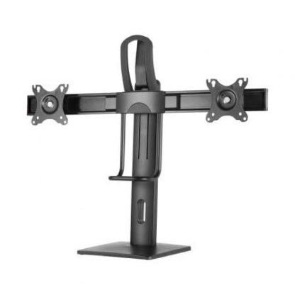 Soporte de sobremesa con contrapeso para 2 monitores aisens dt27tsr-065/ giratorio/ inclinable/ hasta 6kg - Imagen 2