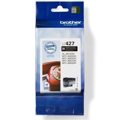 Cartucho de tinta original brother lc-427/ negro - Imagen 3