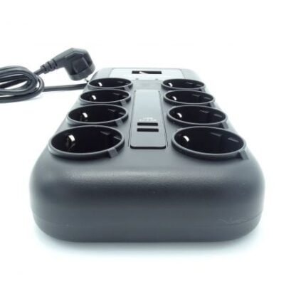 Regleta con interruptor cyberpower p0820sud0-de/ 8 tomas de corriente/ 2 usb/ cable 1.8m/ negra - Imagen 2