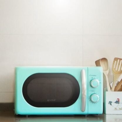 Microondas grunkel vintage mw-20azul/ 700w/ capacidad 20l/ verde - Imagen 4