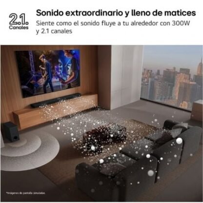 Barra de sonido con bluetooth lg s40t/ 300w/ 2.1 - Imagen 5