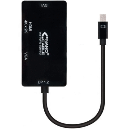 Cable conversor nanocable 10.16.3302-bk/ mini displayport macho - vga hembra/ hdmi hembra/ dvi hembra - Imagen 2