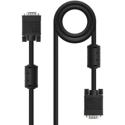 Cable svga nanocable 10.15.0101/ vga macho - vga macho/ 1m/ negro - Imagen 2