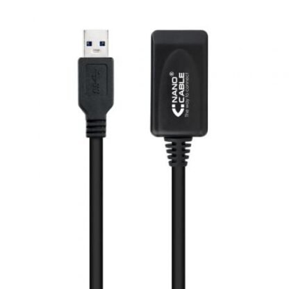 Cable alargador usb 3.0 con amplificador nanocable 10.01.0311/ usb macho - usb hembra/ 5m/ negro - Imagen 2