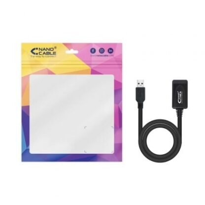 Cable alargador usb 3.0 con amplificador nanocable 10.01.0311/ usb macho - usb hembra/ 5m/ negro - Imagen 4