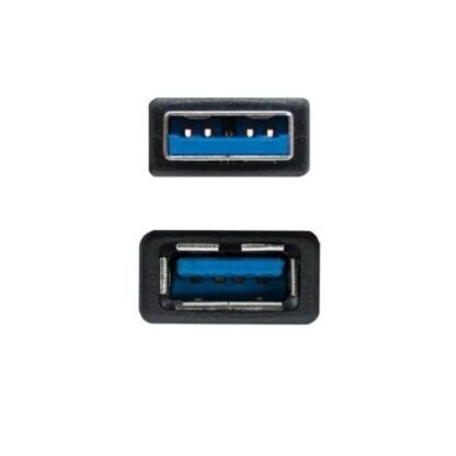 Cable alargador usb 3.0 nanocable 10.01.0902-bk/ usb macho - usb hembra/ 2m/ negro - Imagen 3